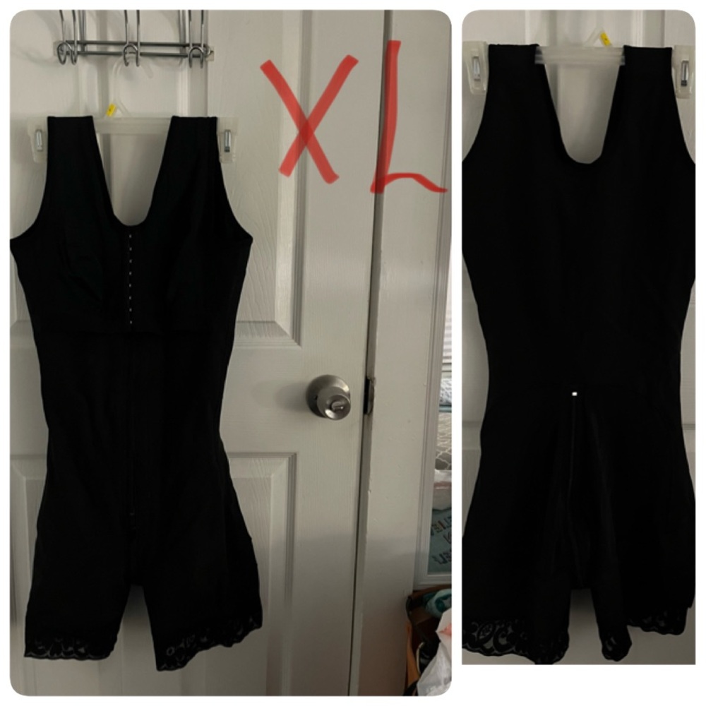 100% Colombian shaper Black Bodysuit XL